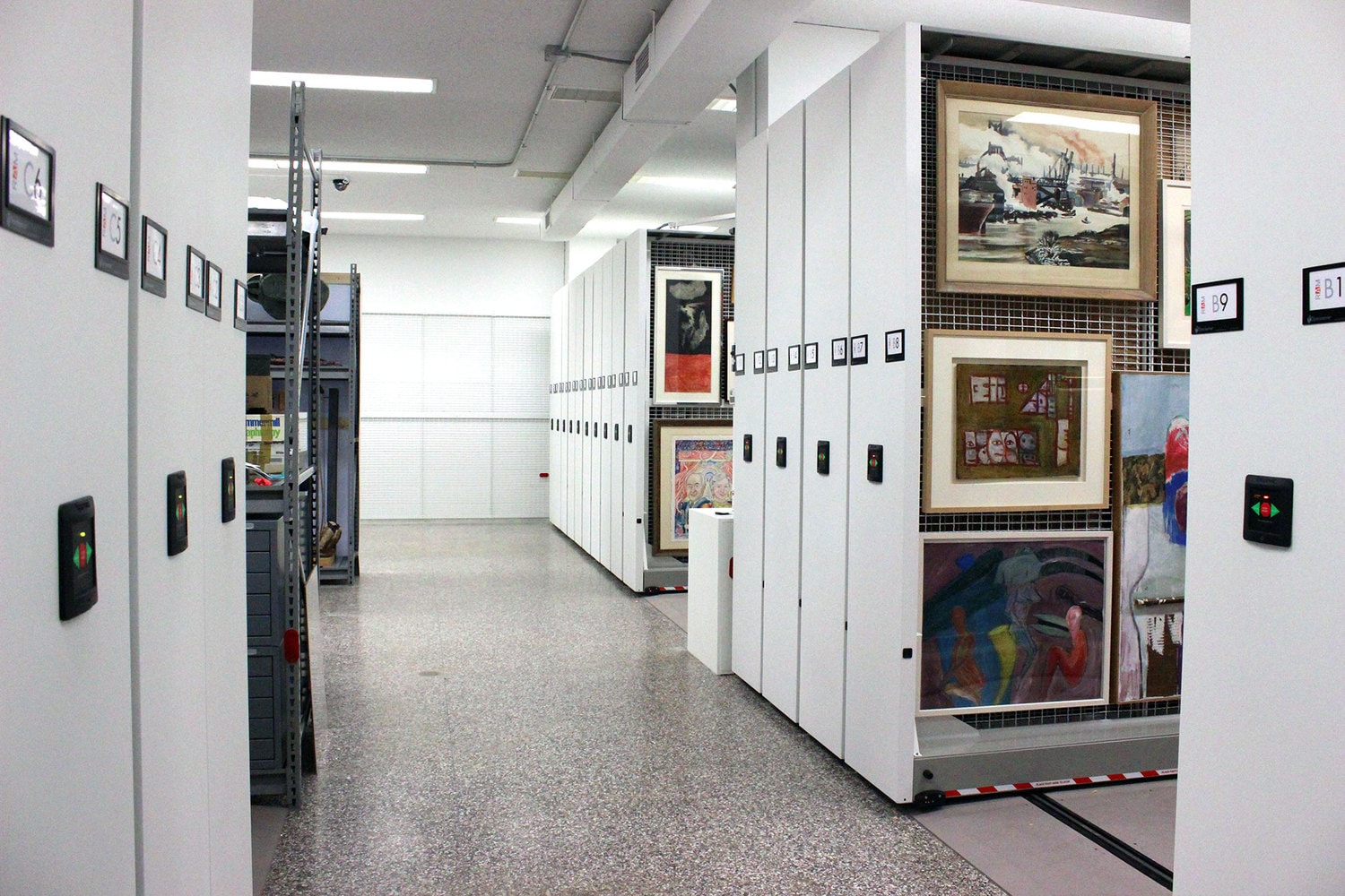 Art Storage Mobile Art Rack System Painting Storage Patterson