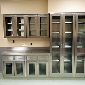 Stainless Steel Cabinets in a variety of sizes