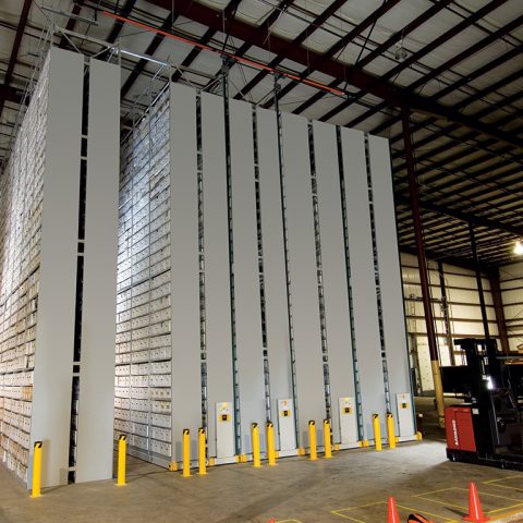 Compact Storage: Mobile High Bay Storage System | Patterson Pope