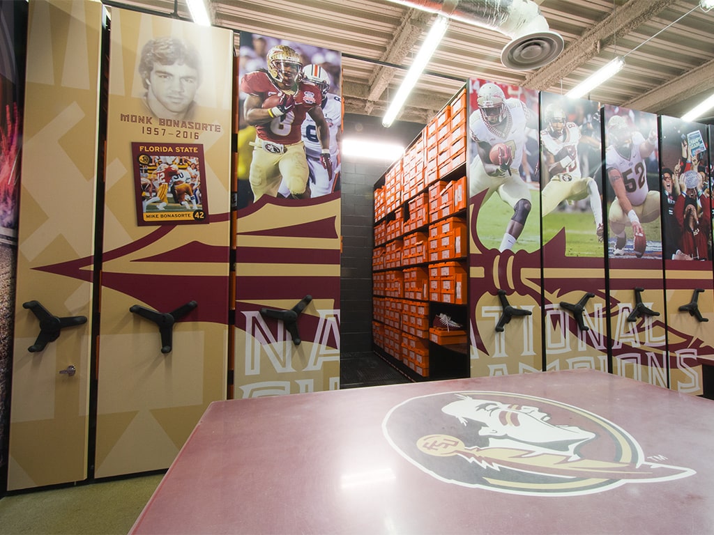 Compact Mobile Shelving is Part of Storage Game Plan at FSU