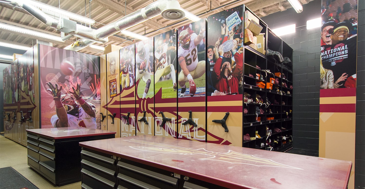 Football Equipment Storage Solution is Game Changer for Florida State ...