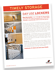 Day-Use Lockers Brochure