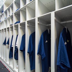 Football Equipment Storage Wins With Innovative Design Plan