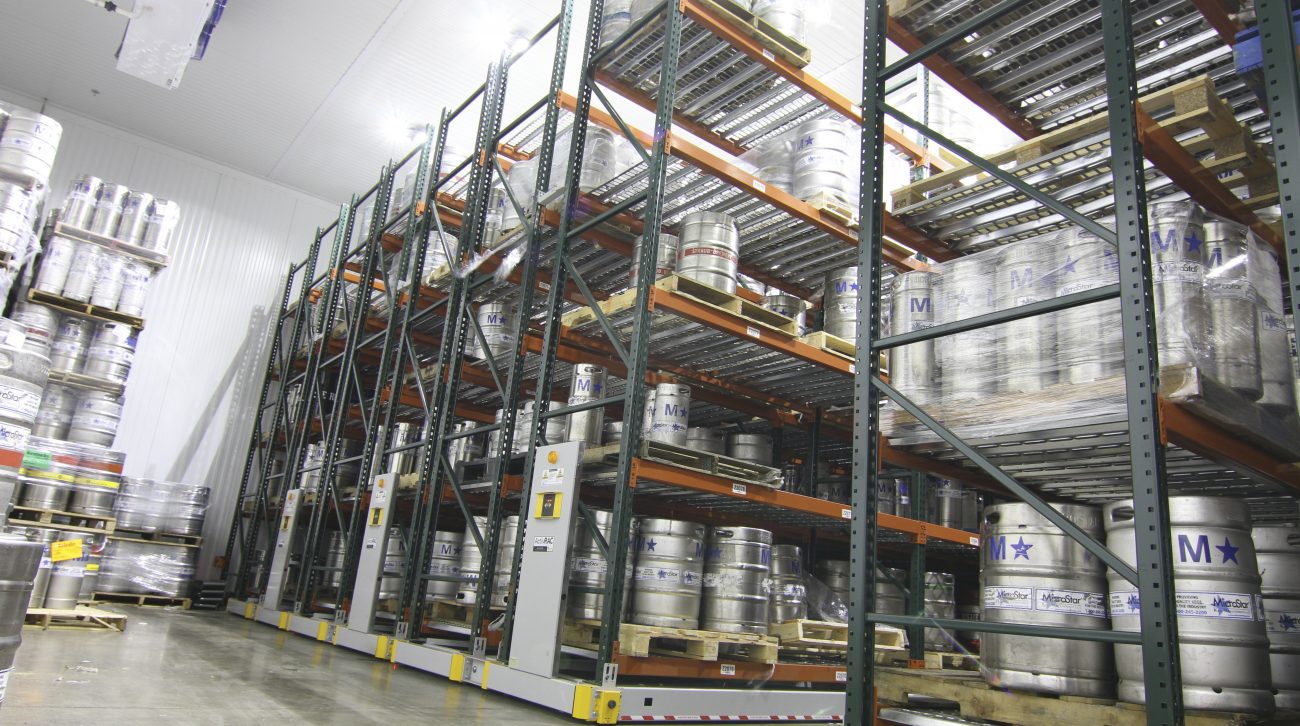 HighDensity Keg Beer Storage on Tap for Distributors