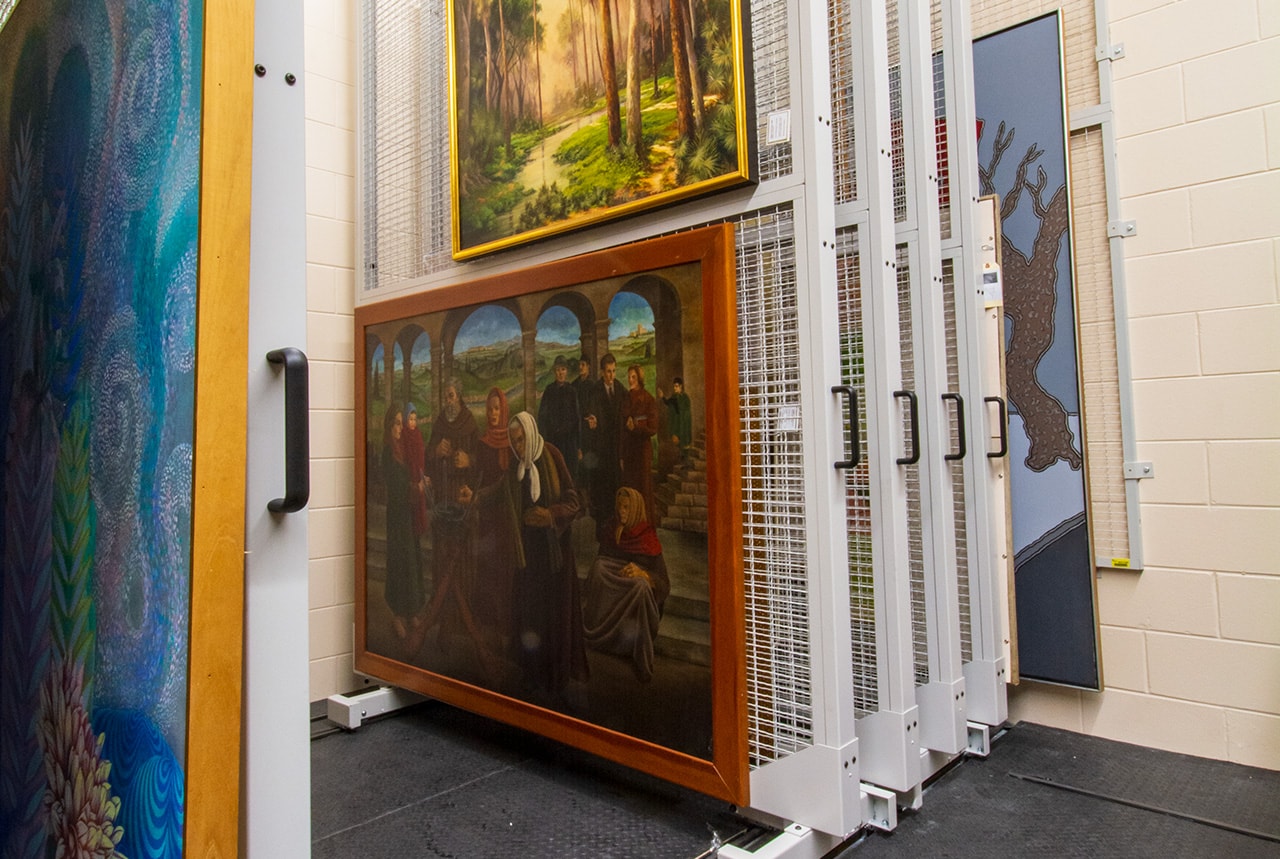 Art Storage at UCF Art Gallery