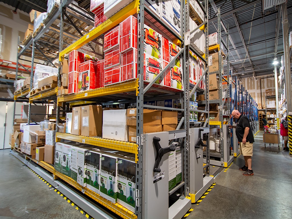 racking challenges exterminating warehouses movable