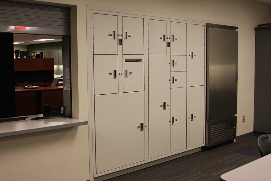Evidence Storage Lockers with Refrigeration Unit