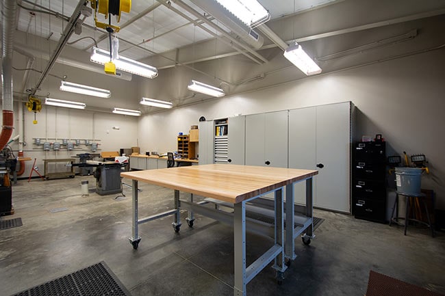Facilities Maintenance Supply Cabinets and Tables