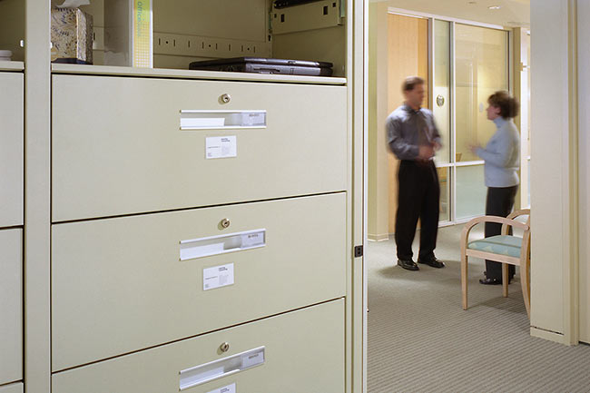 File Cabinets in Business Office