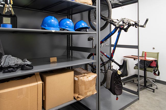 Heavy-Duty Shelving for Facilities Storage Areas