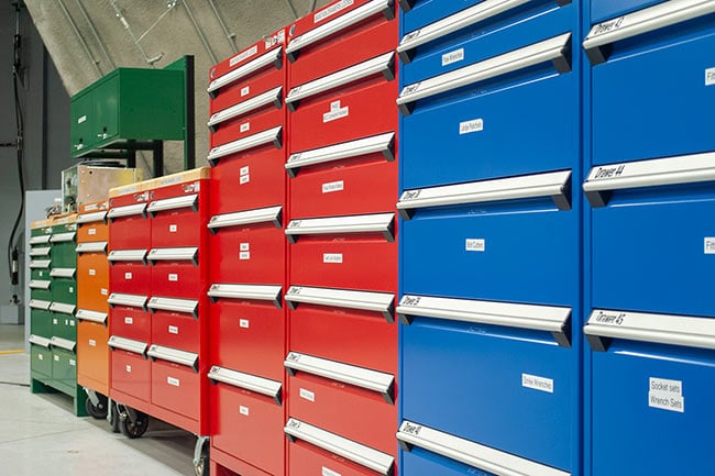 Modular Drawer Cabinets for Facility Tool Storage