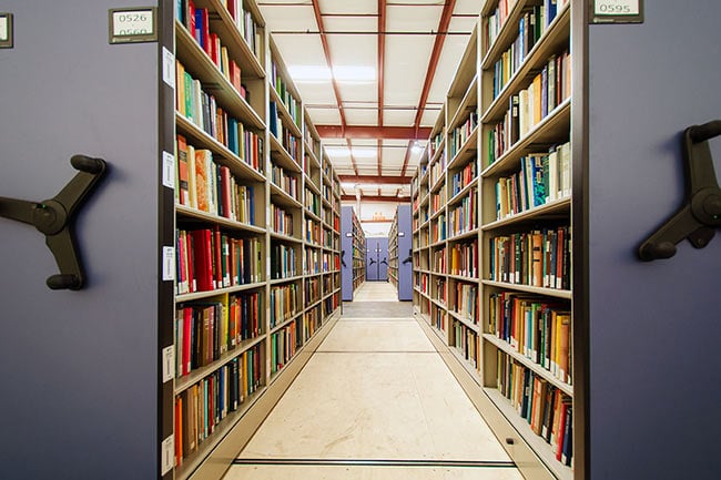 Off-Site Library Facility with High-Density Mobile Shelving