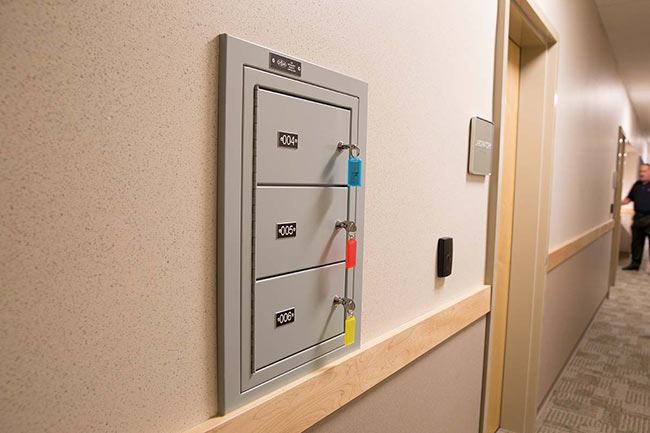 Wall Mounted Gun Lockers for Campus Police Departments