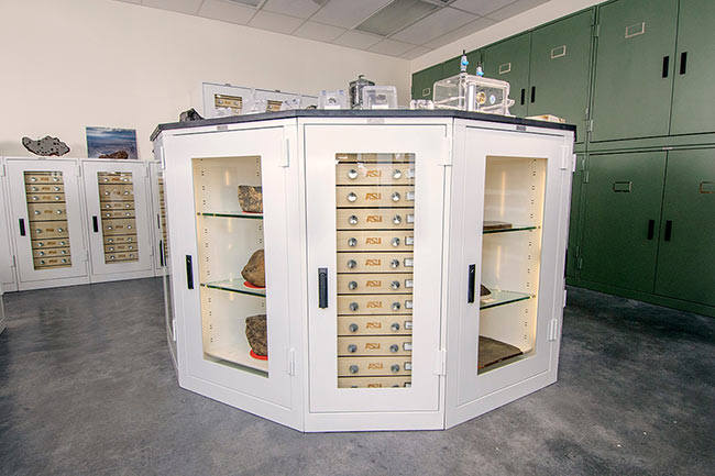 Museum Cabinets for Geological Artifacts Storage