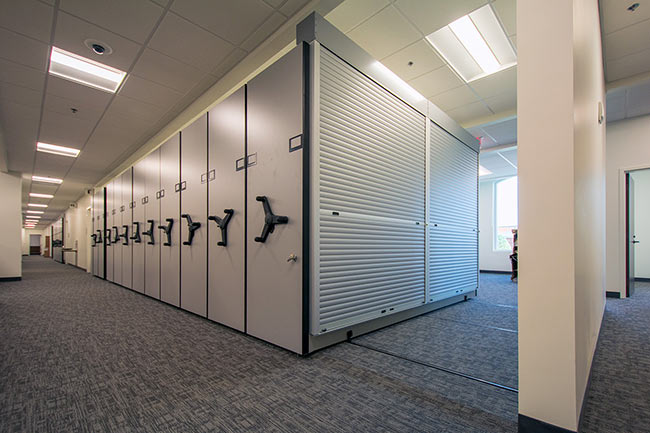 Compact Shelving Provided Secure Audit Files Storage