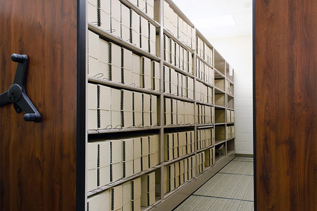 Compact Storage System for Government Archives