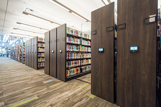 Eclipse Powered Compact Shelving for Library Collections