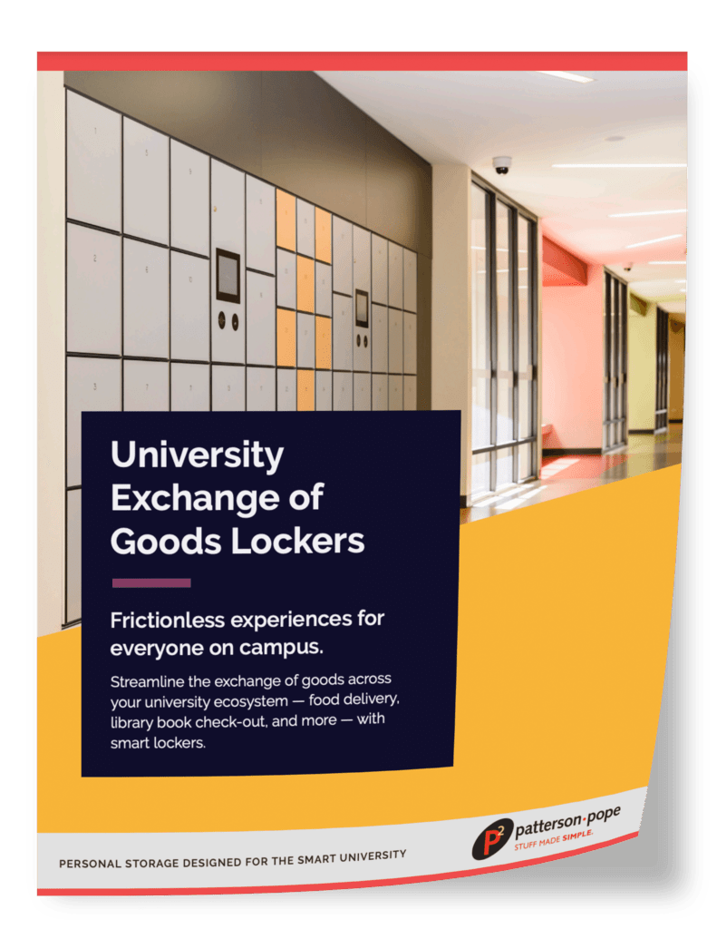 University pickup locker brochure