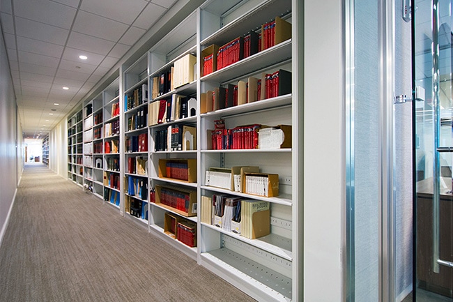 Case-Type Shelving for File Rooms