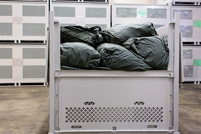 Crates for Military Parachute Storage and Logistics