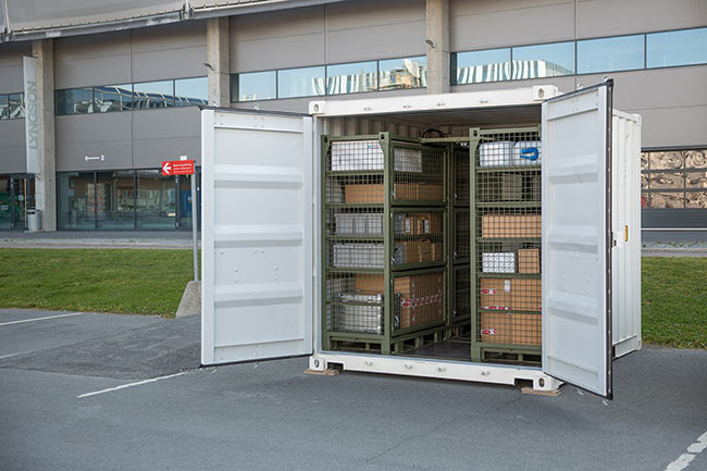 Military Deployment Crates and Racking