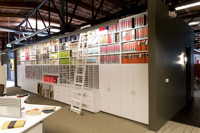 Modular Casework for Organized Architecture Firm Storage