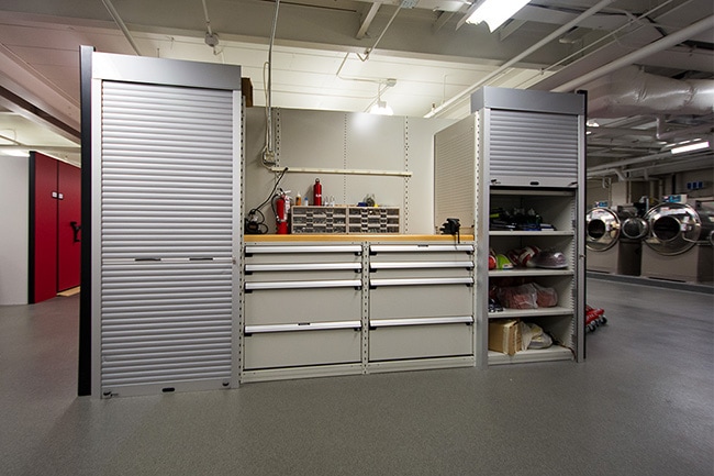 Modular Drawer Cabinets in Athletic Center