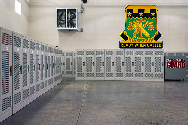 Personal Storage Lockers for Military Uniforms and Gear