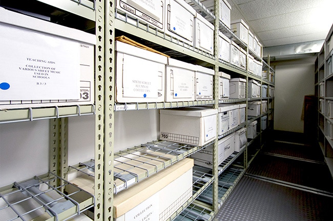 Shelving Storing Boxed Files