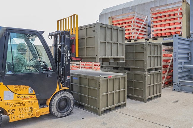 Stackable Rapid Readiness Boxes for Military Logistics