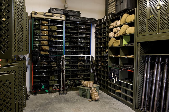 Universal Weapons Rack and Optics Storage