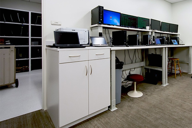 Workstations in Corporate IT Department