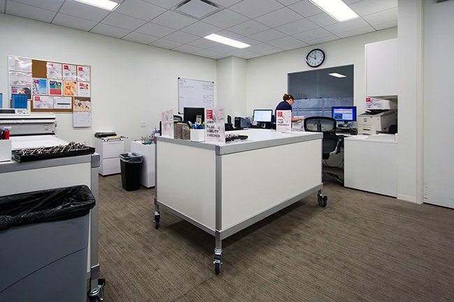 Mail Room Consoles on Casters