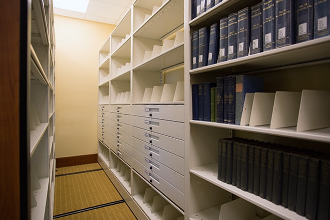 Modular Drawer Cabinets in University Library