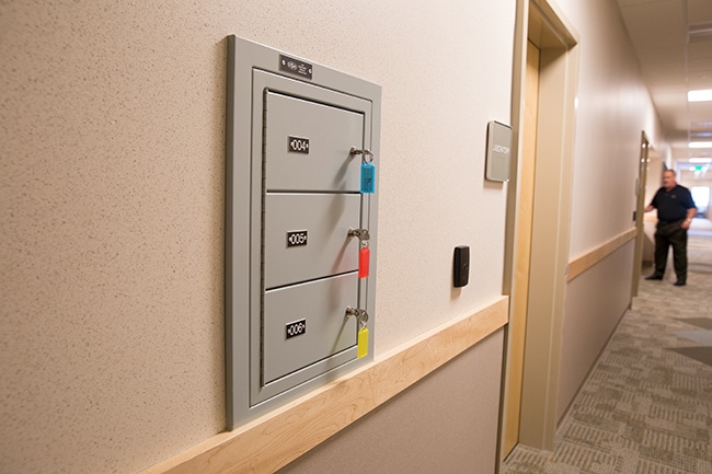 Police Department Wall-Mounted Gun Lockers