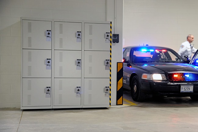 Police Gear Bag Lockers