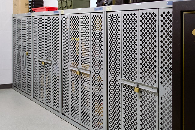 Police Weapons and Gear Storage Cabinets