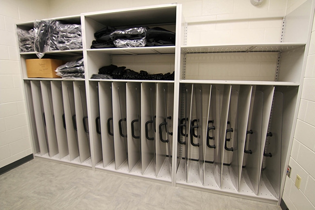 Riot Gear Storage for Public Safety Facilities