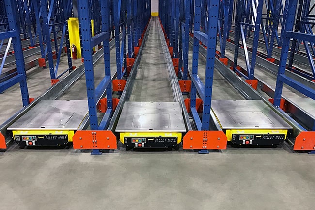 Frazier Pallet-Mole for Automated Pallet Storage