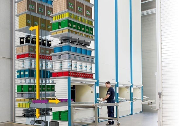 Lean Lift Storage at a Manufacturer Site