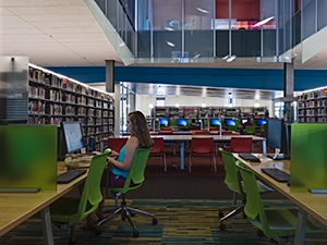 Students and Staff Library Shelving