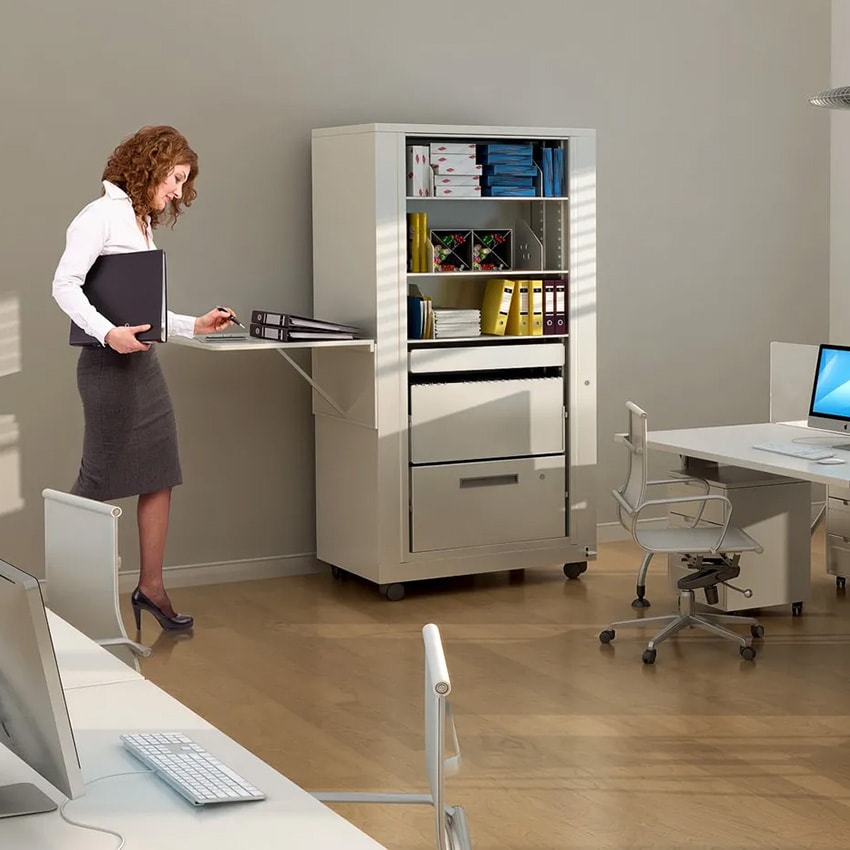 Rotary-File-Office-Storage-Cabinet