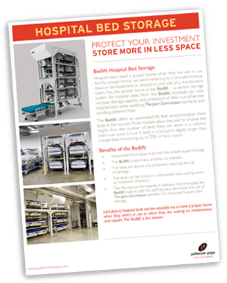 Hospital Bed Storage BedLift Brochure Thumbnail