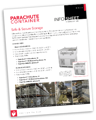 Parachute Storage Containers Brochure Thumbnail