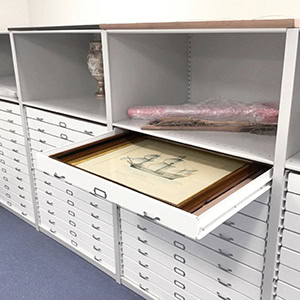 Processing-Rooms-Shelving-with-Drawers