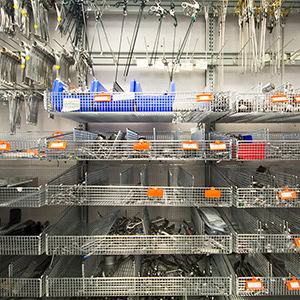 Medical-Equipment-Stored-On-Static-Shelving