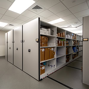 Medical-Supplies-On-High-Density-Mobile-Shelving