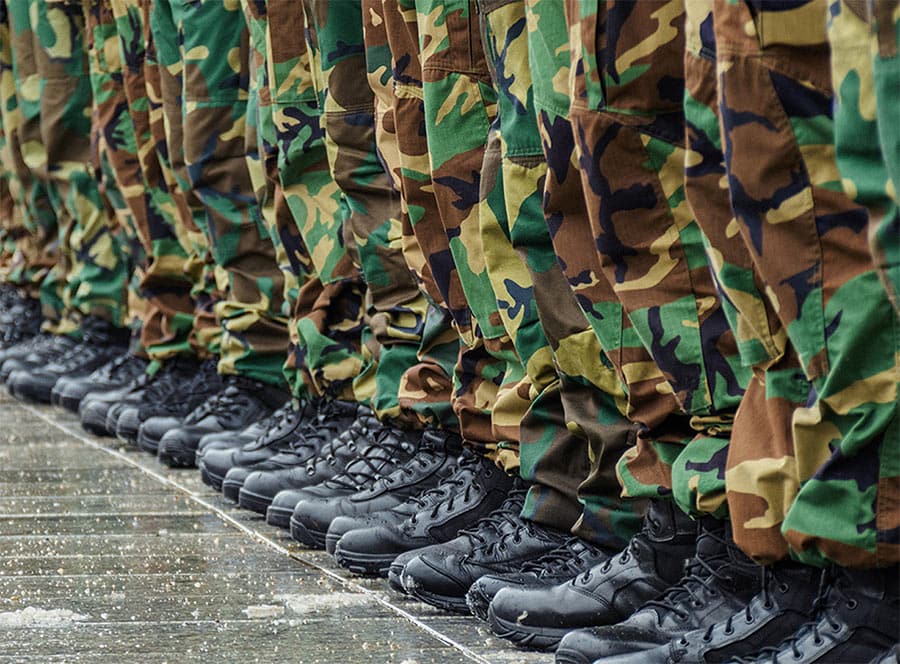 Soldiers in Line, Boots