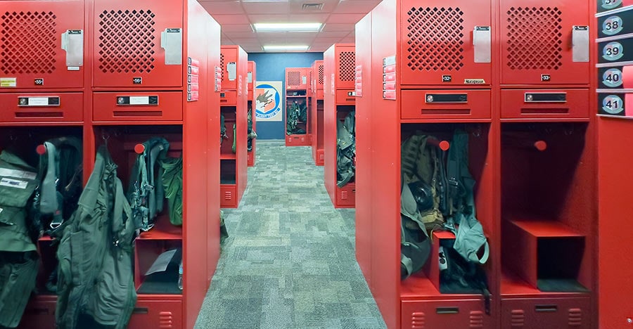Helmet-Ready Storage and Integrated Charging