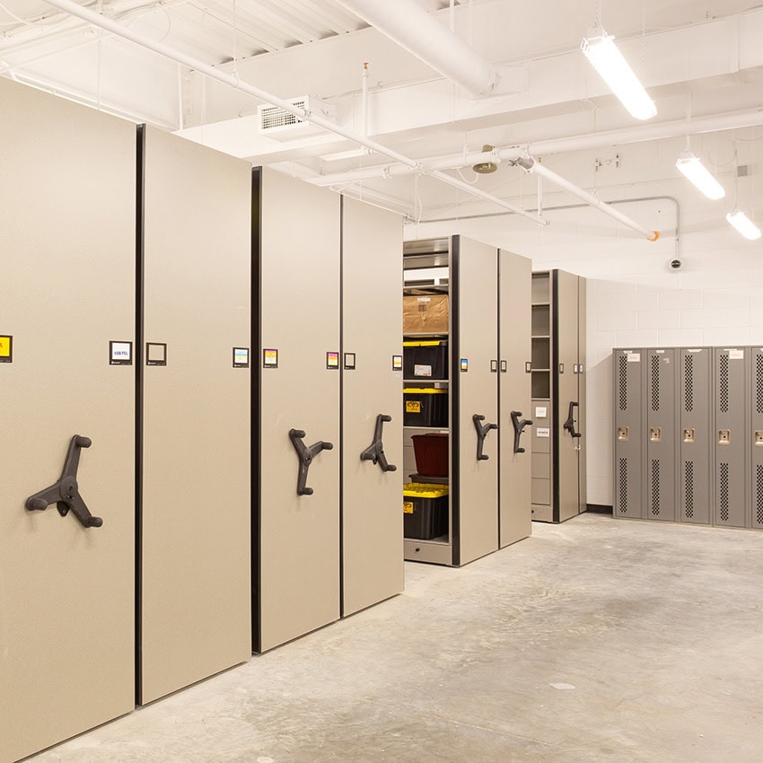 High-Density-Shelving-For-Fire-Gear-Storage